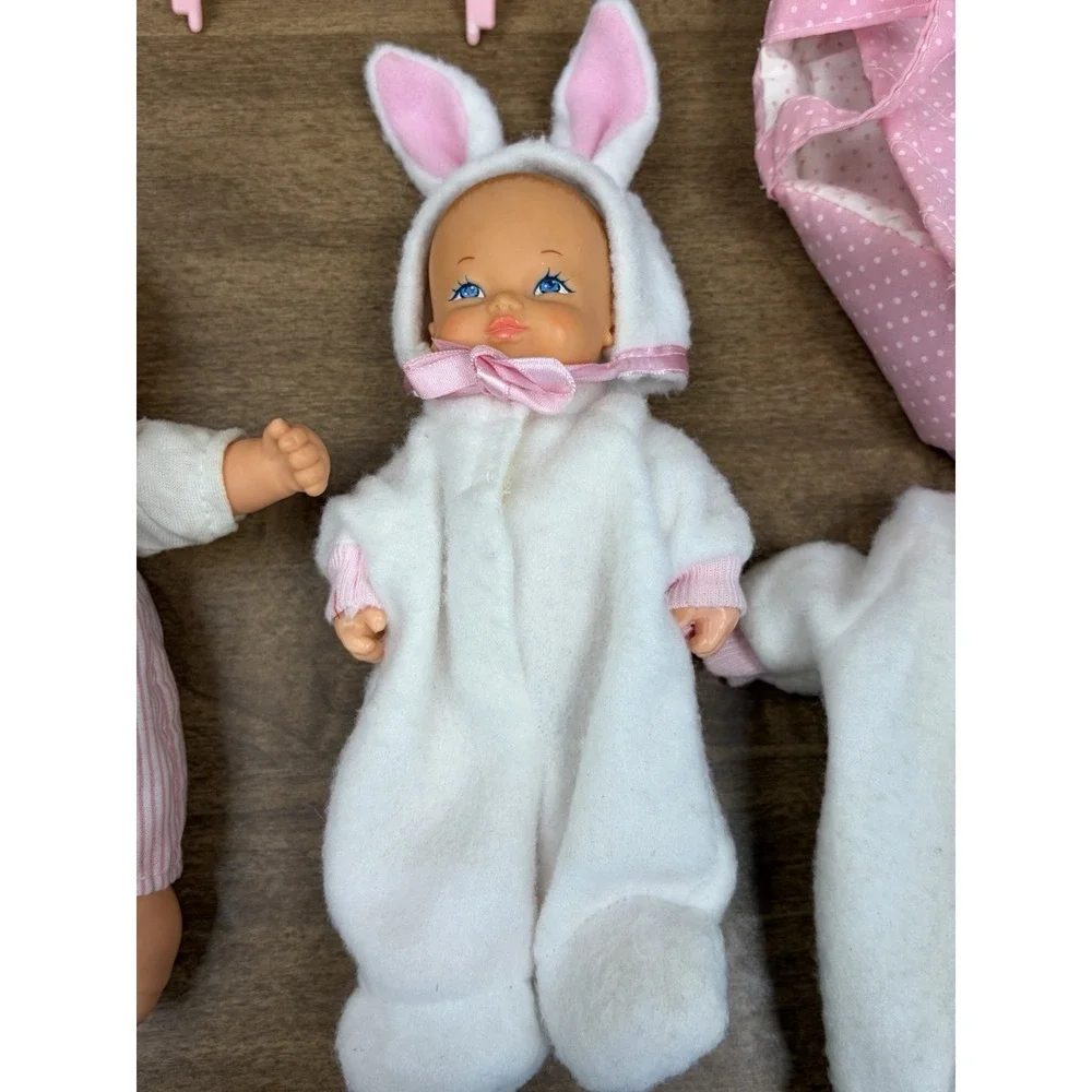 Galoob Bouncin' Babies Nursery Playset Dolls & Accessories 1988 Vintage Lot